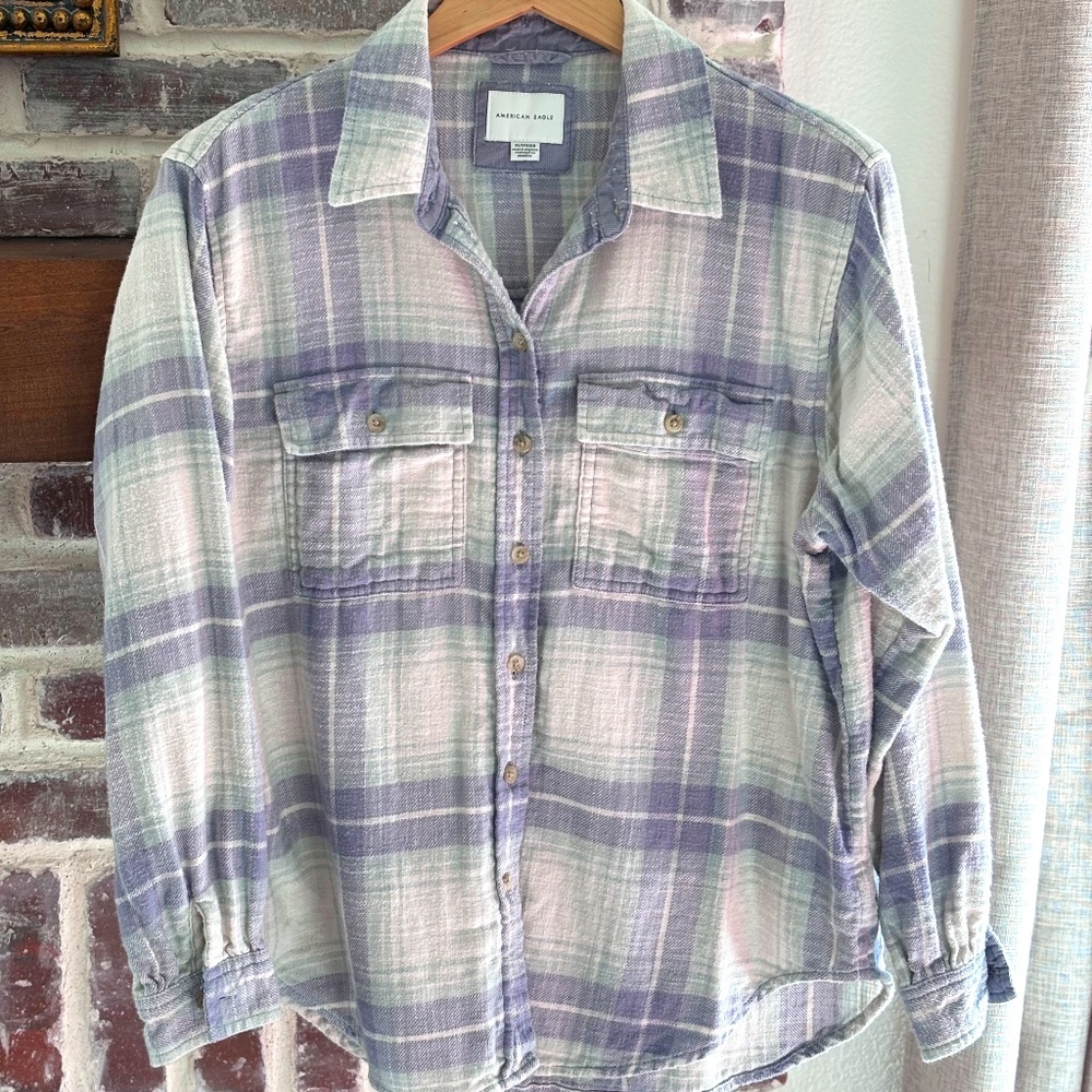 American Eagle Flannel Shirt, GREAT condition
